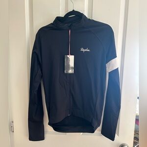 Rapha Men's Black Performance Jacket with White Detail